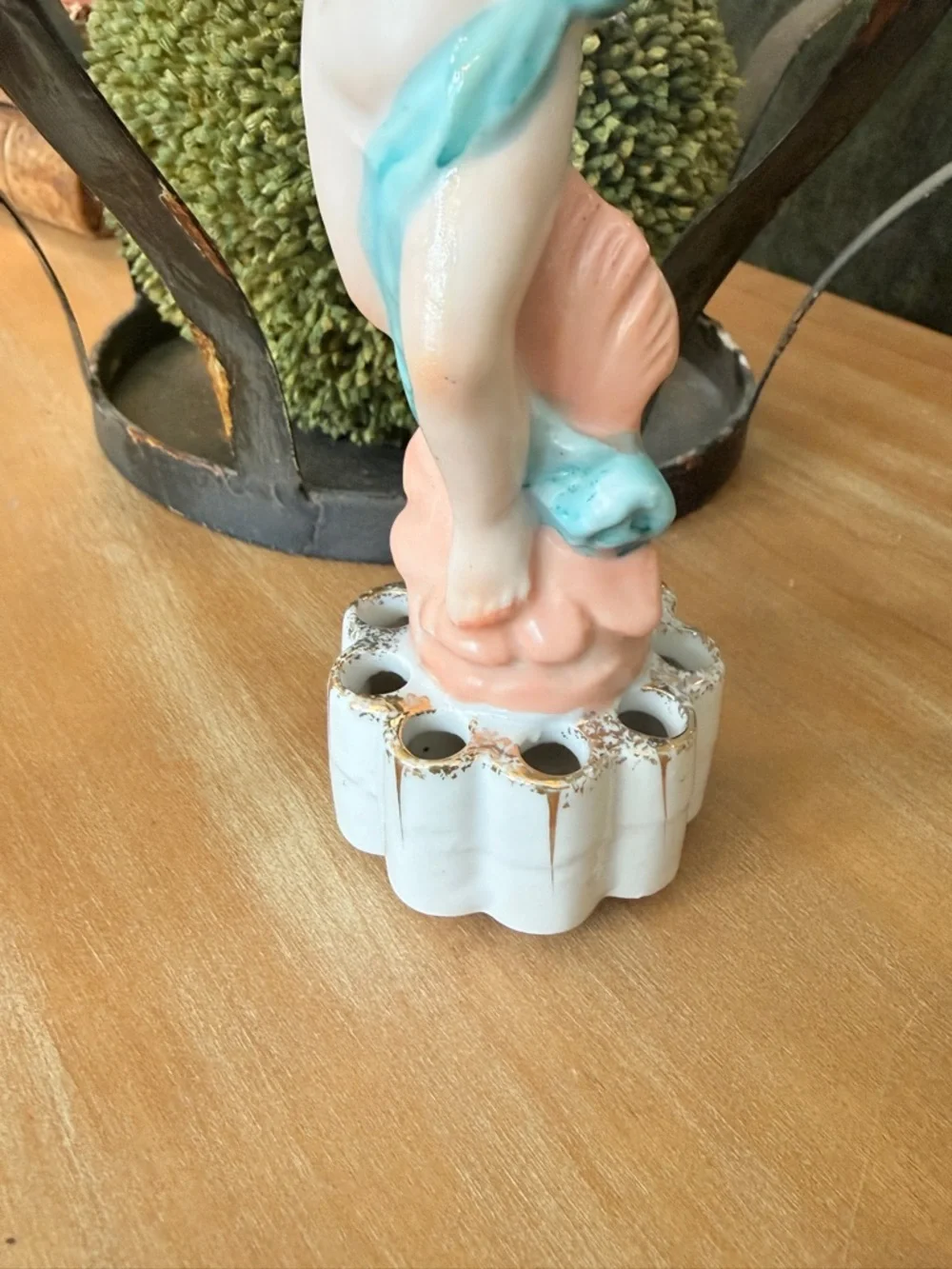 Vintage porcelain cherub